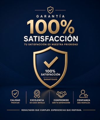 Satisfacción 100% Garantizada